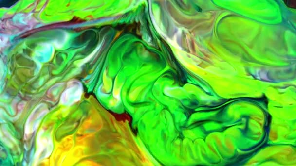 Movimientos Tinta Coloridos Abstractos Propagan Imágenes Textura Agua — Vídeos de Stock