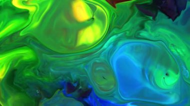 Yavaş Hareketli Makro Desen Sanatsal Kavramsal Renk Yüzey Taşıyıcı Yüzey Sıvı Boya Sıçratma Sanatı DokusuName