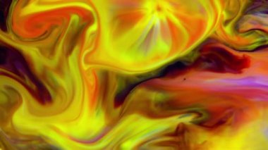 Yavaş Hareketli Makro Desen Sanatsal Kavramsal Renk Yüzey Taşıyıcı Yüzey Sıvı Boya Sıçratma Sanatı DokusuName