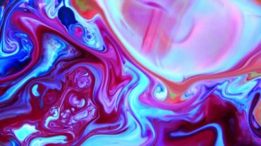 Yavaş Hareketli Makro Desen Sanatsal Kavramsal Renk Yüzey Taşıyıcı Yüzey Sıvı Boya Sıçratma Sanatı DokusuName