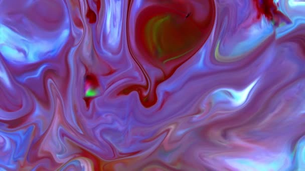 Abstract Galactic Colour Paint Liquid Concept Background Texture Video — Stock Video