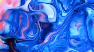 Yavaş Hareketli Makro Desen Sanatsal Kavramsal Renk Yüzey Taşıyıcı Yüzey Sıvı Boya Sıçratma Sanatı DokusuName