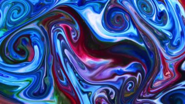 Psikedelik Resimli Soyut Arkaplan Canlı Sıvı Renk Doku Görüntüsü.