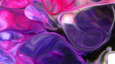 Psikedelik Resimli Soyut Arkaplan Canlı Sıvı Renk Doku Görüntüsü.