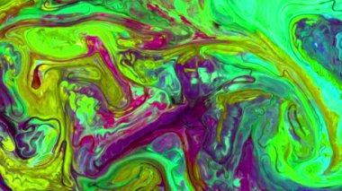 Yavaş Hareketli Makro Desen Sanatsal Kavramsal Renk Yüzey Taşıyıcı Yüzey Sıvı Boya Sıçratma Sanatı DokusuName