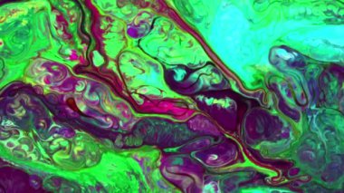 Yavaş Hareketli Makro Desen Sanatsal Kavramsal Renk Yüzey Taşıyıcı Yüzey Sıvı Boya Sıçratma Sanatı DokusuName