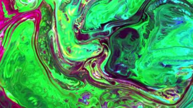 Yavaş Hareketli Makro Desen Sanatsal Kavramsal Renk Yüzey Taşıyıcı Yüzey Sıvı Boya Sıçratma Sanatı DokusuName