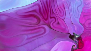 Yavaş Hareketli Makro Desen Sanatsal Kavramsal Renk Yüzey Taşıyıcı Yüzey Sıvı Boya Sıçratma Sanatı DokusuName.