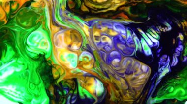Abstract Colorful Color Paint Ink Explode Diffusion Psychedelic Blast Movement.