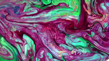 Very Nice Ink Abstract Psychedelic Paint Liquid Motion Background Texture 4k Video.