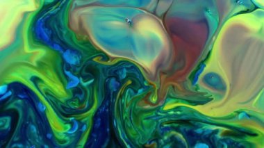 1920x1080 25 Fps. Very Nice Ink Abstract Psychedelic Cosmos Paint Liquid Motion Galactic Background Texture Footage.