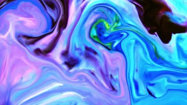 Çok Güzel Soyut İllüzyon Kozmos Renkleri Yarattı Arkaplan Doku Videosu Yayılıyor.