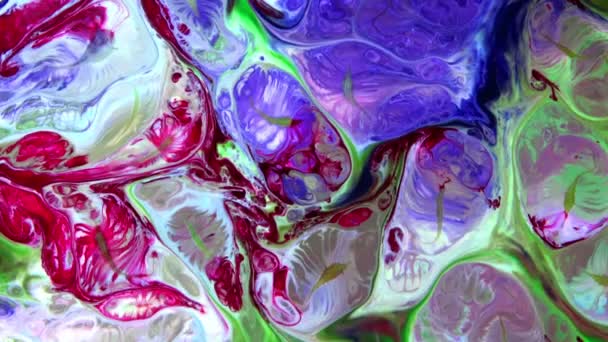 Çok Güzel Soyut Llüzyon Kozmos Renkleri Yarattı Arkaplan Doku Videosu — Stok video