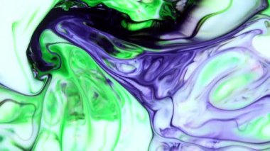 Soyut Renkli Boya Mürekkebi Patlaması Psikedelik Patlama Hareketi.