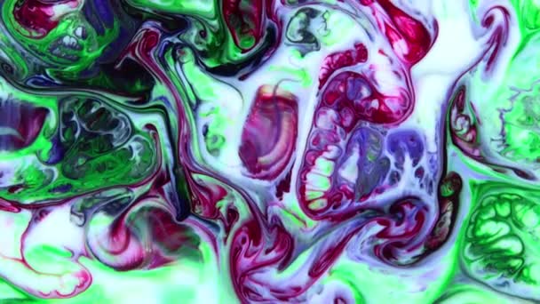 Difusión Explosiones Tinta Colorida Abstracta Movimiento Explosión Psicodélica — Vídeo de stock