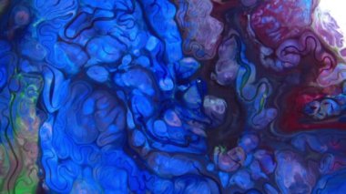 Çok Güzel Mürekkep Soyut Sanatsal Desen Renkli Boya Sıvı Kavramı Doku Video.