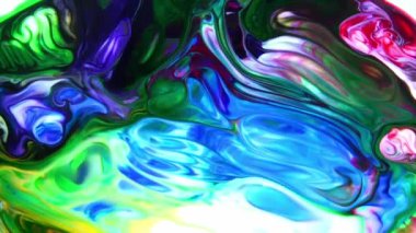 Yavaş Hareketli Makro Desen Sanatsal Kavramsal Renk Yüzey Taşıyıcı Yüzey Sıvı Boya Sıçratma Sanatı DokusuName