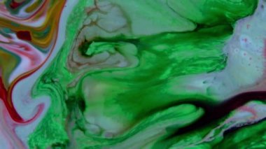 Soyut Renkli Boya Mürekkebi Patlaması Psikedelik Patlama Hareketi.