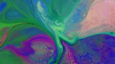 Soyut Renkli Boya Mürekkebi Patlaması Psikedelik Patlama Hareketi.