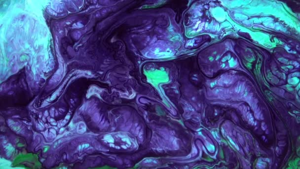 Sehr Schöne Abstrakte Psychedelische Farbe Mit Flüssigem Bewegungshintergrund — Stockvideo