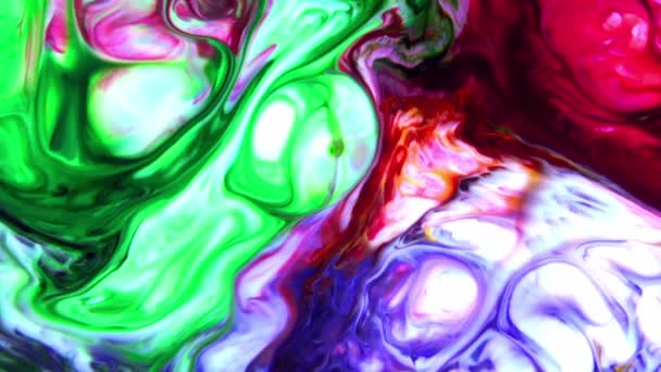 Краса Абстрактних Безшовних Плиток Випадкові Художні Фарби Розтягнути Відео — стокове відео