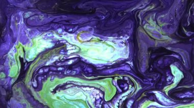 Çok Güzel Mürekkep Soyut Sanatsal Desen Renkli Boya Sıvı Kavramı Doku Video.