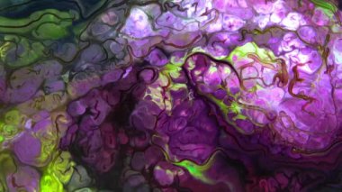 Yavaş Hareketli Makro Desen Sanatsal Kavramsal Renk Yüzey Taşıyıcı Yüzey Sıvı Boya Sıçratma Sanatı DokusuName.