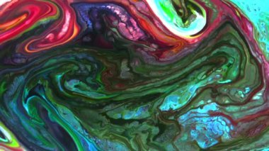 1920x1080 25 Fps. Very Nice Ink Abstract Psychedelic Cosmos Paint Liquid Motion Galactic Background Texture Footage.