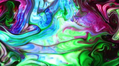 1920x1080 25 Fps. Very Nice Ink Abstract Psychedelic Cosmos Paint Liquid Motion Galactic Background Texture Footage.