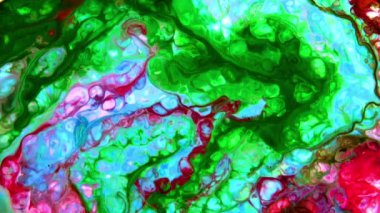 Yavaş Hareketli Makro Desen Sanatsal Kavramsal Renk Yüzey Taşıyıcı Yüzey Sıvı Boya Sıçratma Sanatı DokusuName.