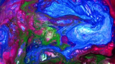 Abstract Colorful Color Paint Ink Explode Diffusion Psychedelic Blast Movement.