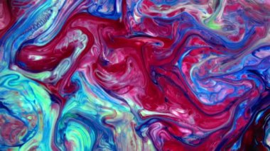 Abstract Dance and Spread of Colorful Ink Paints Background.