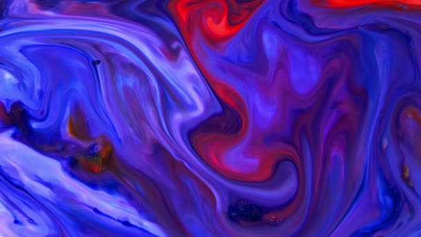 1920X1080 Fps Very Nice Ink Abstract Psychedelic Cosmos Paint Liquid — Video