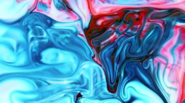 1920x1080 25 Fps. Very Nice Ink Abstract Psychedelic Cosmos Paint Liquid Motion Galactic Background Texture Footage.