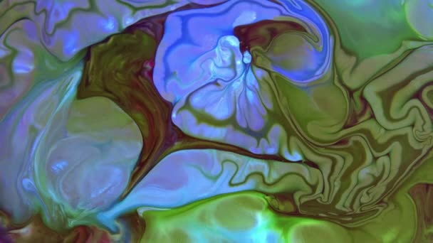 Симпатичная Абстрактная Галактическая Обсерватория Создала Космические Цвета Распыляющие Фоновую Текстуру — стоковое видео
