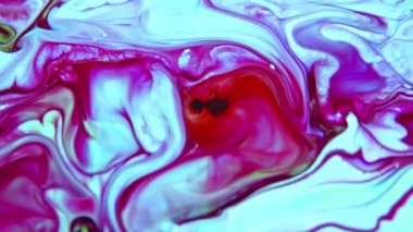 Yavaş Hareketli Makro Desen Sanatsal Kavramsal Renk Yüzey Taşıyıcı Yüzey Sıvı Boya Sıçratma Sanatı DokusuName.