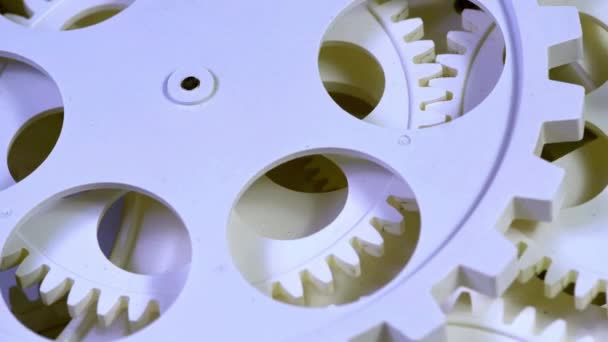 Kogs Gears Looped Rotační Týmová Práce Záběry — Stock video