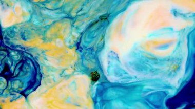 Soyut Renkli Mürekkep Sıvı Patlaması Pshychedelic Boya Patlaması Hareketi.