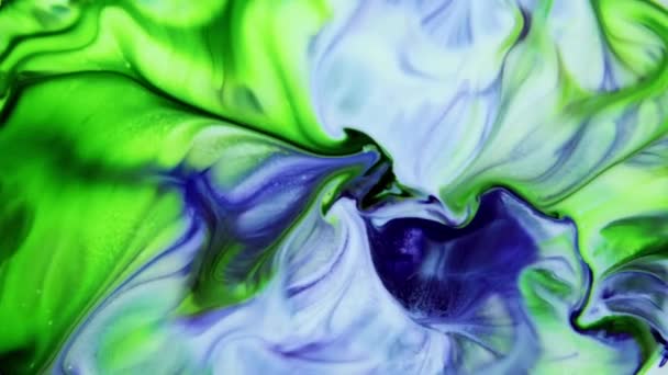Abstract Colorful Paint Ink Explode Diffusion Psychedelic Blast Movement — Stock Video