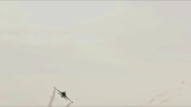 Izmir Turkiye Září 2022 Turecké Letectvo General Dynamics 16C Fighting — Stock video