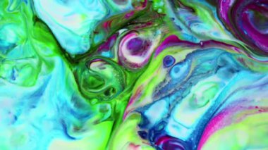 Abstract Colorful Color Paint Ink Explode Diffusion Psychedelic Blast Movement.