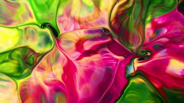 抽象カラフルなカラーペイントインク爆発拡散サイケデリックブラスト運動 — ストック動画