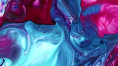 Abstract Colorful Color Paint Ink Explode Diffusion Psychedelic Blast Movement.