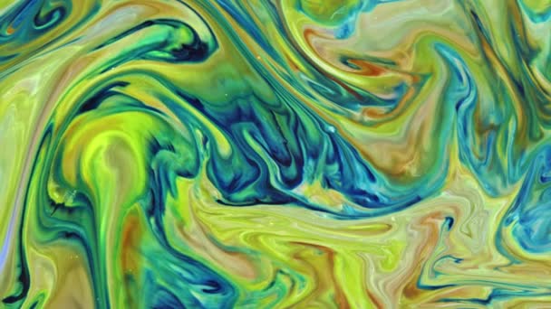 色彩艳丽的颜料墨水爆炸扩散心理发作运动 — 图库视频影像