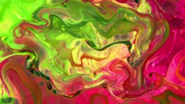 Soyut Renkli Boya Mürekkebi Patlaması Psikedelik Patlama Hareketi.