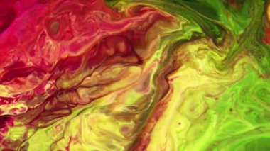 Soyut Renkli Boya Mürekkebi Patlaması Psikedelik Patlama Hareketi.