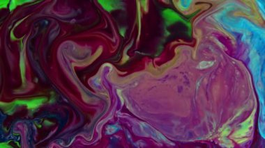 Abstract Colorful Color Paint Ink Explode Diffusion Psychedelic Blast Movement.
