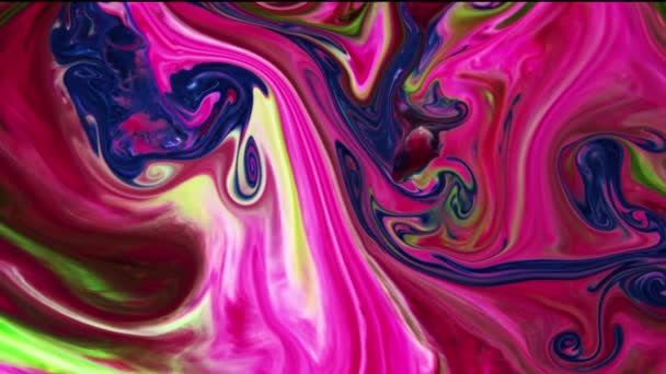 Very Nice Abstract Galactic Illusion Created Cosmos Colors Spreading Background — Stock Video