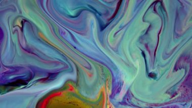 Psikedelik Resimli Soyut Arkaplan Canlı Sıvı Renk Doku Görüntüsü.