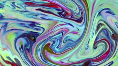Psikedelik Resimli Soyut Arkaplan Canlı Sıvı Renk Doku Görüntüsü.